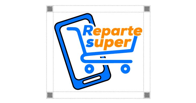 Agencia de publicidad diseño gráfico identidad corporativa logotipo imagotipo logos App Repartesuper