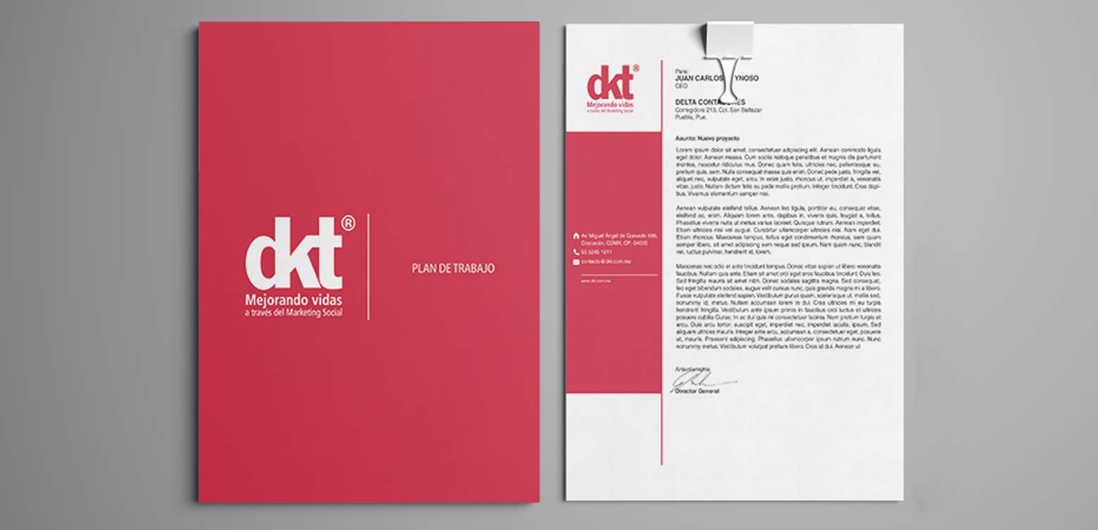 agencia publicidad diseño gráfico identidad corpórativa DKT
