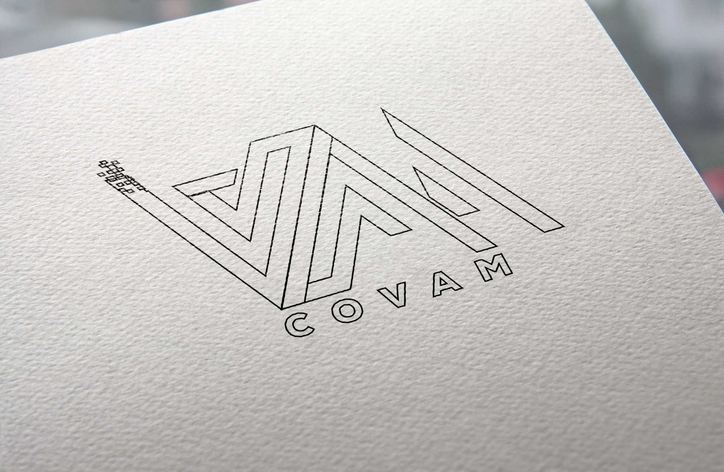 agencia publicidad diseño gráfico logotipo imagotipo laboratorio Covam