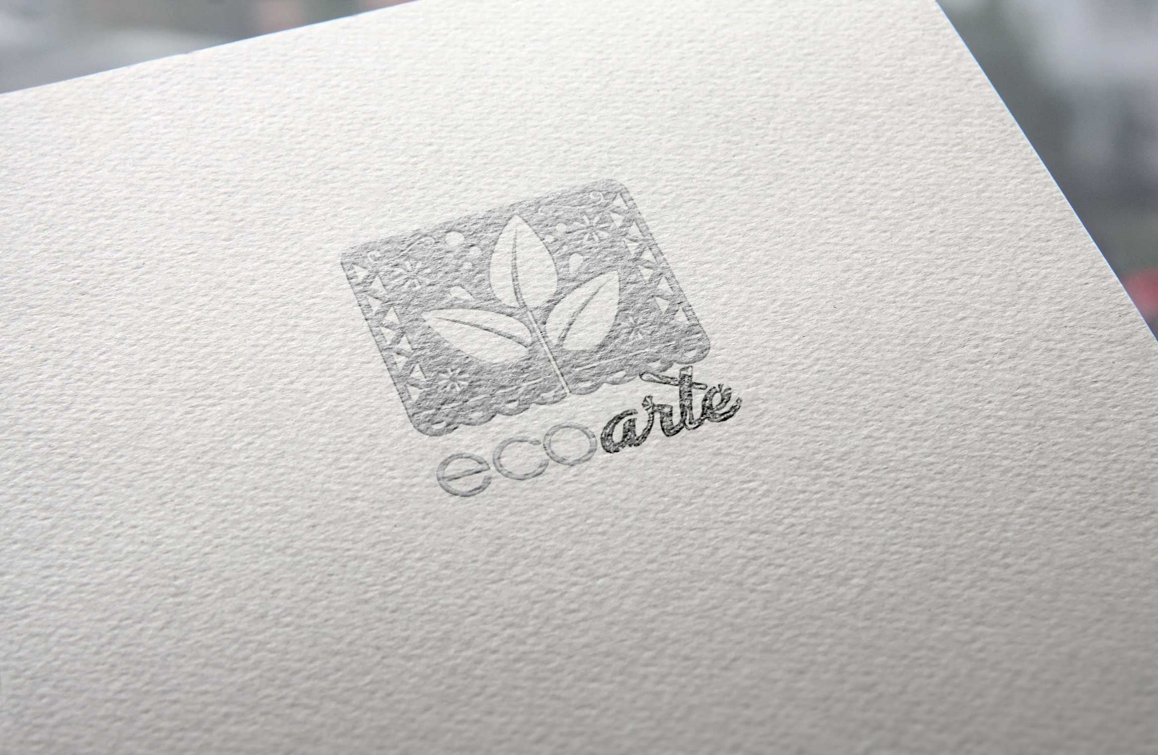 Diseño gráfico imagotipo logotipo logos Ecoarte papel picado