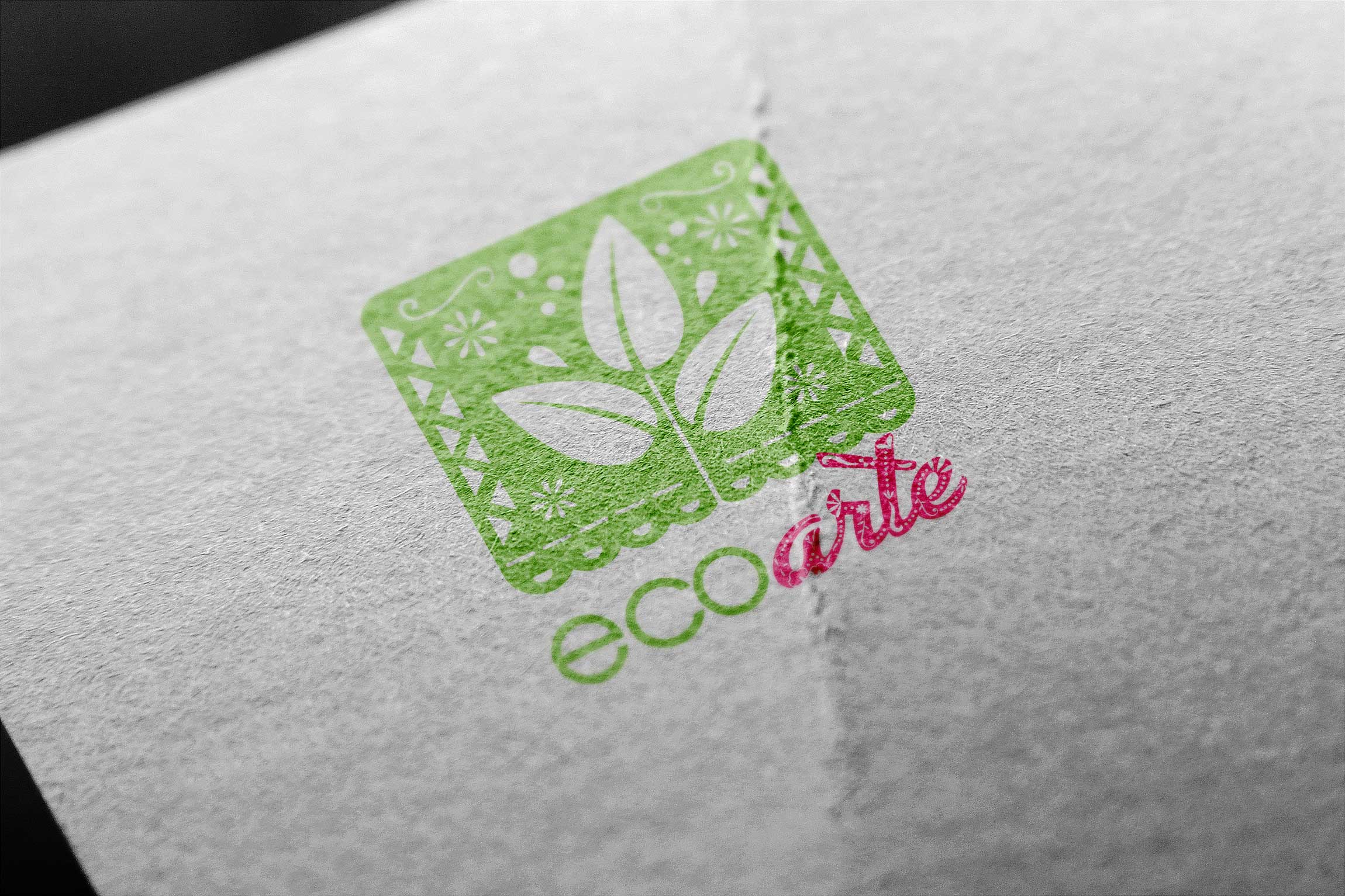 agencia publicidad diseño gráfico logotipo imagotipo Ecoarte papel picado