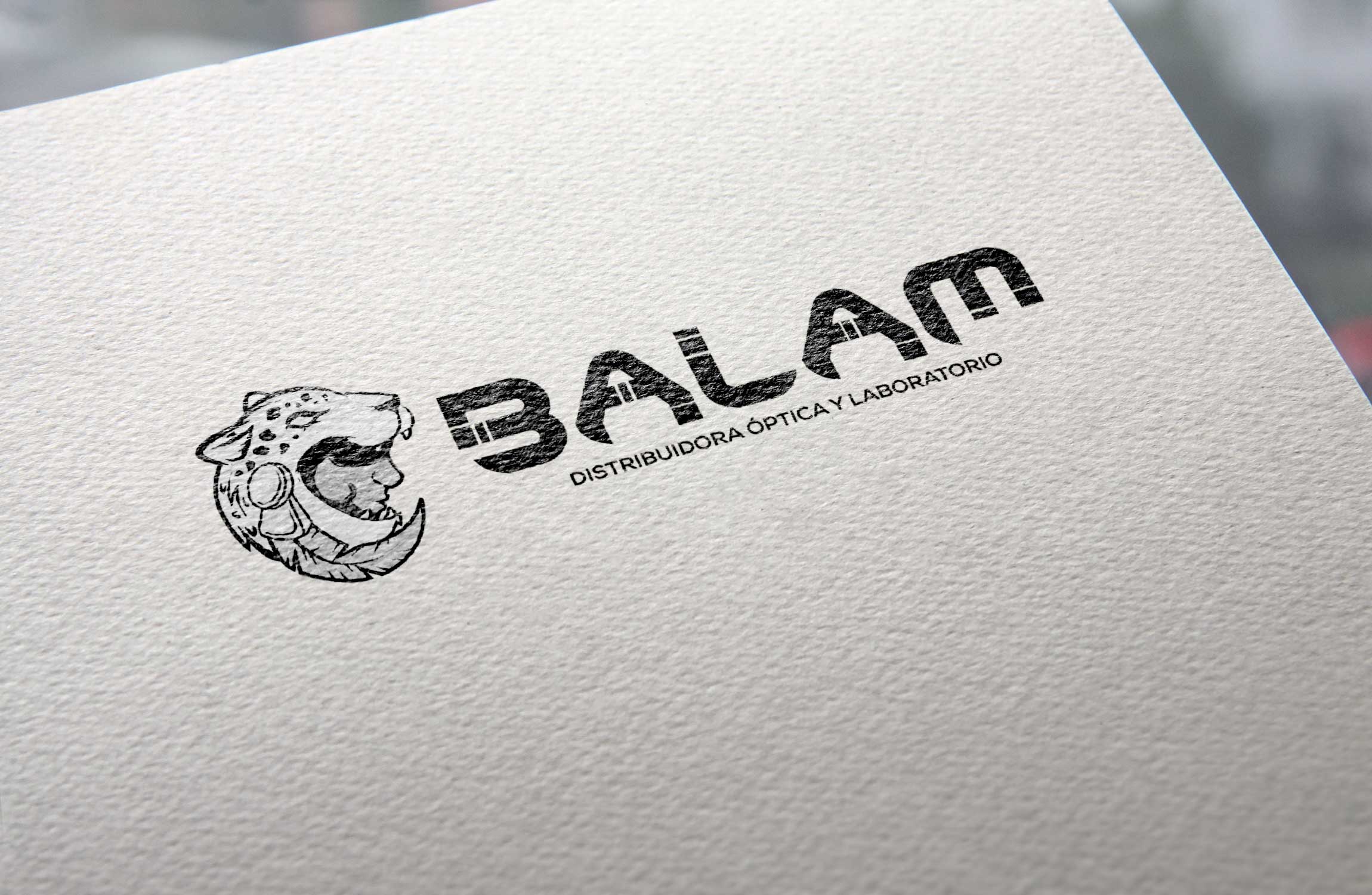 agencia publicidad diseño gráfico logotipo imagotipo laboratorio óptico Balam