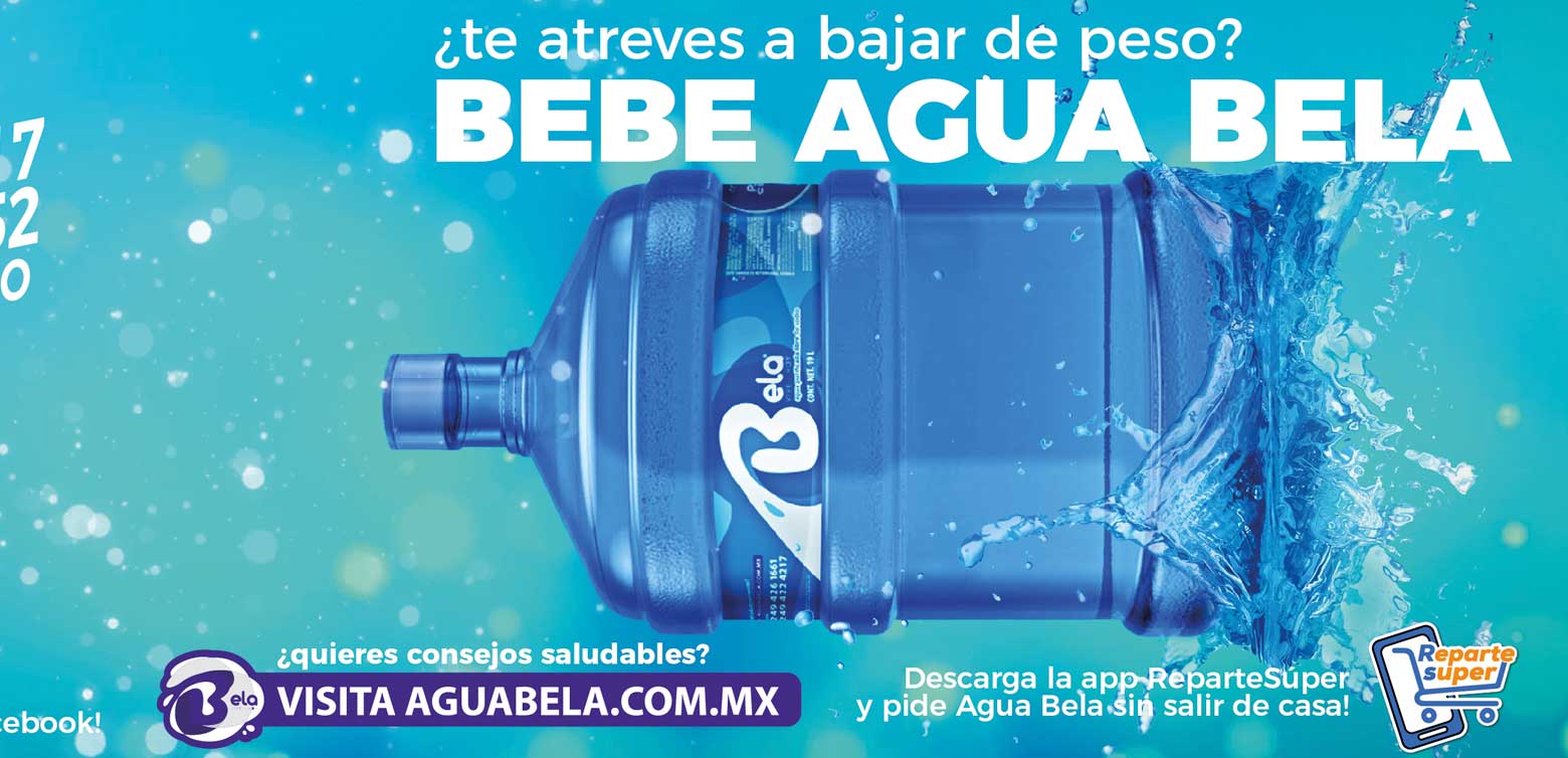 Diseño gráfico publicitario identidad corporativa agua purificada embotellada Bela